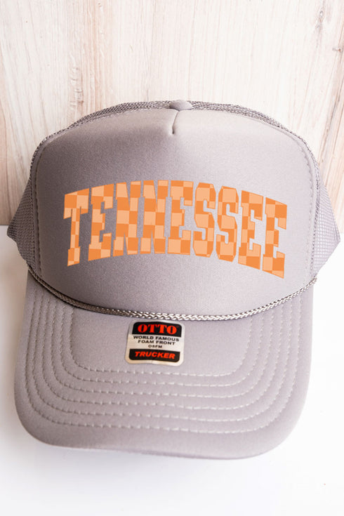 Check It Out Tennessee Otto Gray Foam Front Trucker Hat