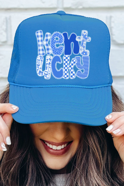 Lace Kentucky Otto Columbia Blue Foam Front Trucker Hat