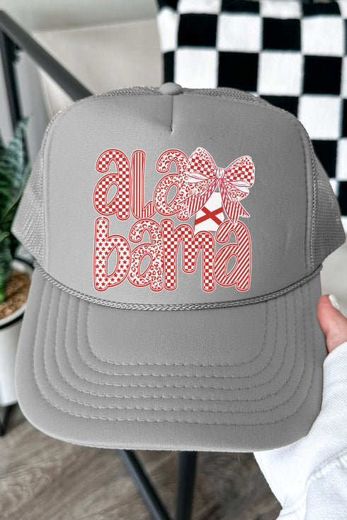 Alabama Ties Otto Gray Foam Front Trucker Hat