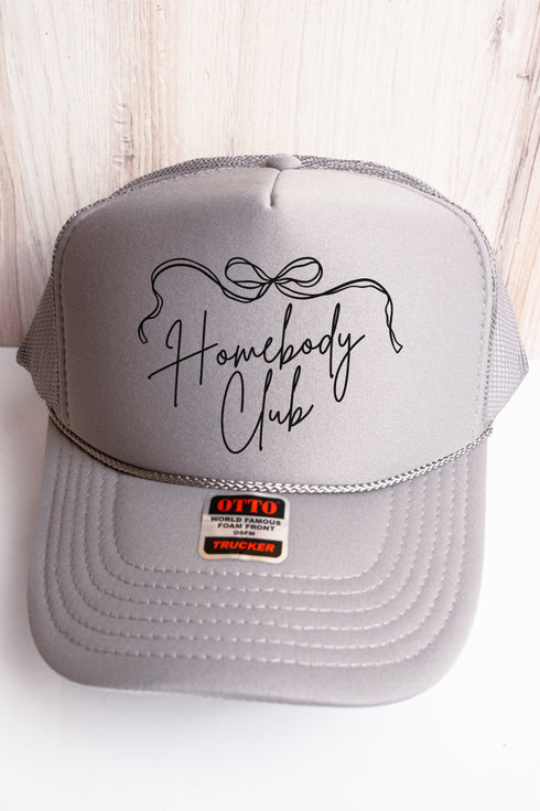 Homebody Club Otto Gray Foam Front Trucker Hat