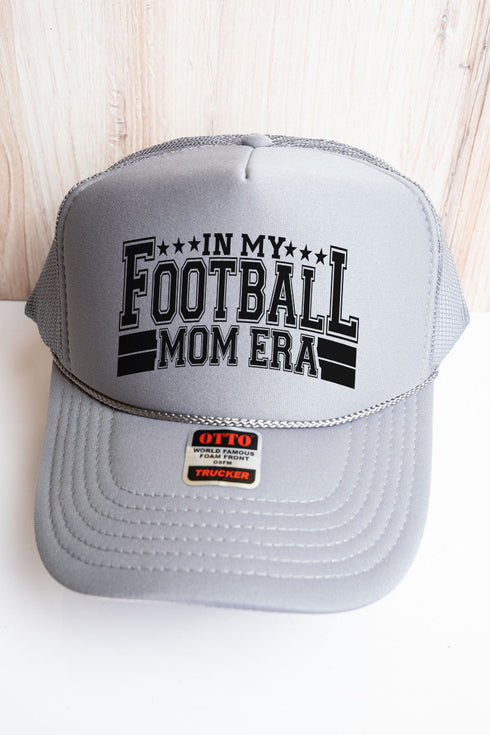 In My Football Mom Era Otto Gray Foam Front Trucker Hat