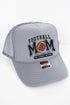 Louder And Prouder Football Mom Otto Gray Foam Front Trucker Hat