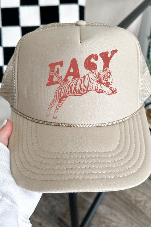 Easy Tiger Otto Khaki Foam Front Trucker Hat