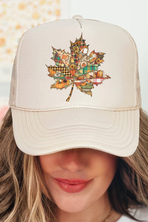 Falling For You Otto Khaki Foam Front Trucker Hat