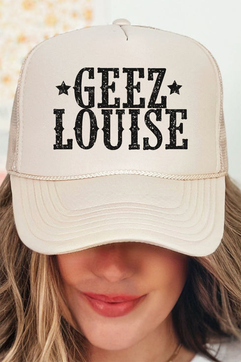 Geez Louise Otto Khaki Foam Front Trucker Hat