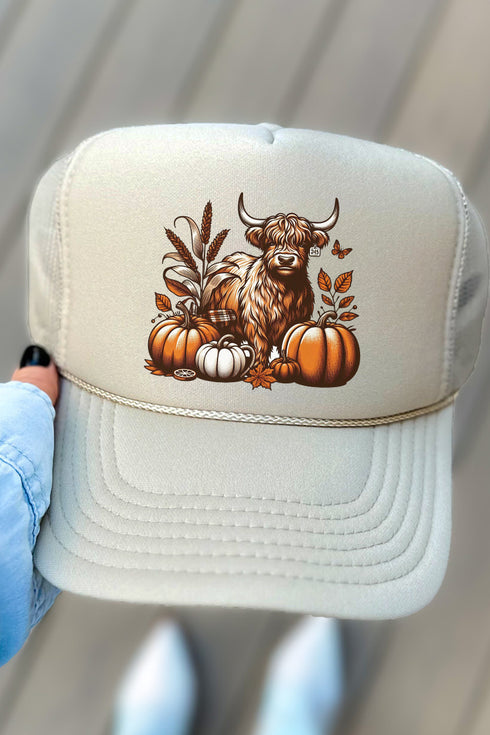 Harvest Highland Otto Khaki Foam Front Trucker Hat