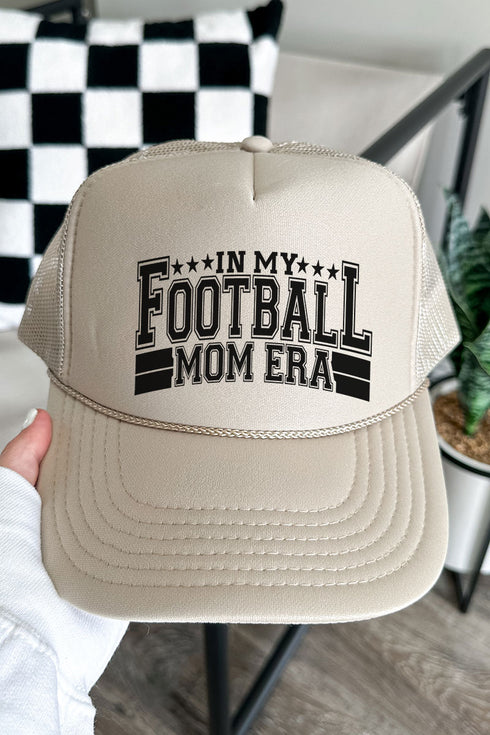 In My Football Mom Era Otto Khaki Foam Front Trucker Hat