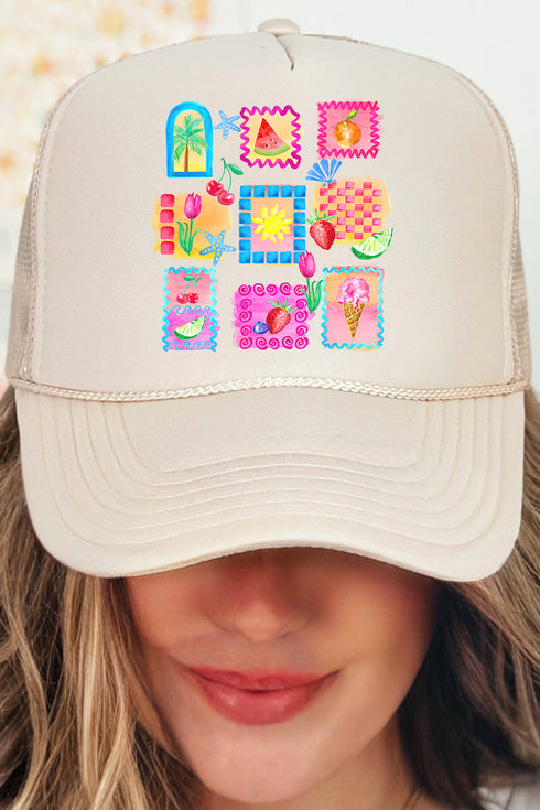 Salty & Sweet Otto Khaki Foam Front Trucker Hat