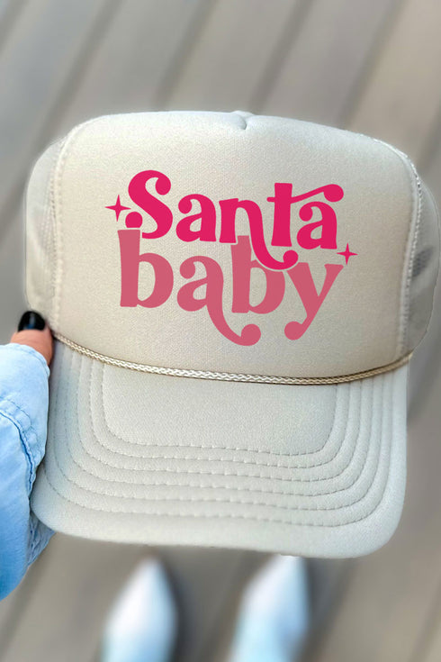 Santa Baby Otto Khaki Foam Front Trucker Hat