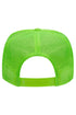 OTTO Neon Green with White Foam Front High Crown Trucker Hat