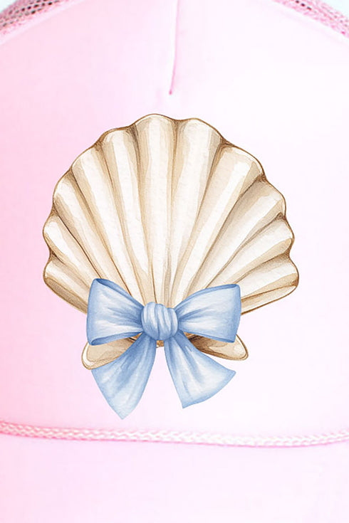 Coquette Seashell Otto Soft Pink Foam Front Trucker Hat