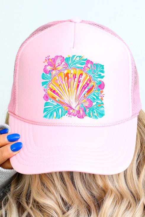 Feelin' Breezy Otto Soft Pink Foam Front Trucker Hat