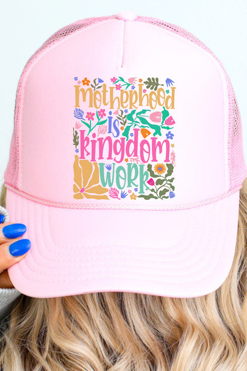 Kingdom Work Otto Soft Pink Foam Front Trucker Hat