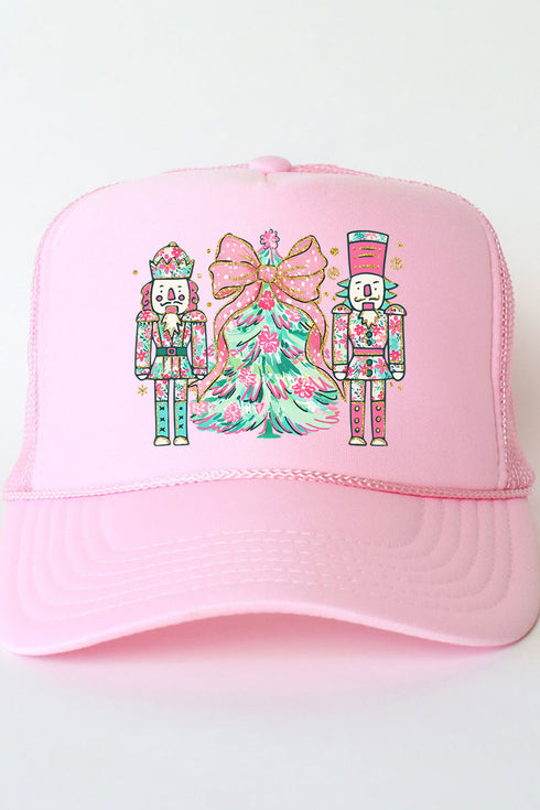 Nutcracker Preppy Blossom Otto Soft Pink Foam Front Trucker Hat