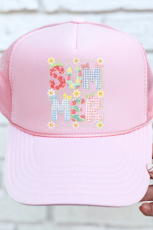 Summer Picnic Otto Soft Pink Foam Front Trucker Hat