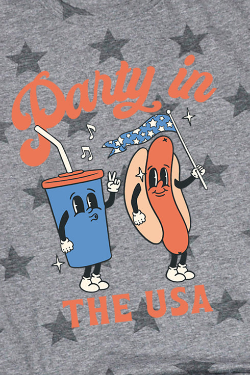 Party In The USA Unisex Five Star Tee
