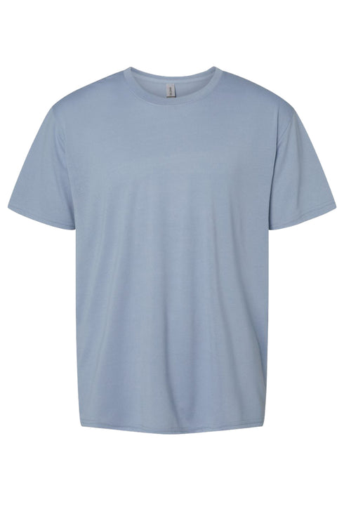 Leopard Framed Patriotic Highland Cow Performance T-Shirt