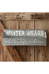 12 x 22.5 Winter Wears Six-Hook Shelf Organizer