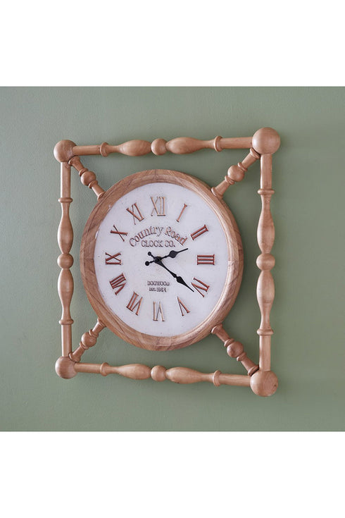 19 x 19 Old Time Country Wall Clock