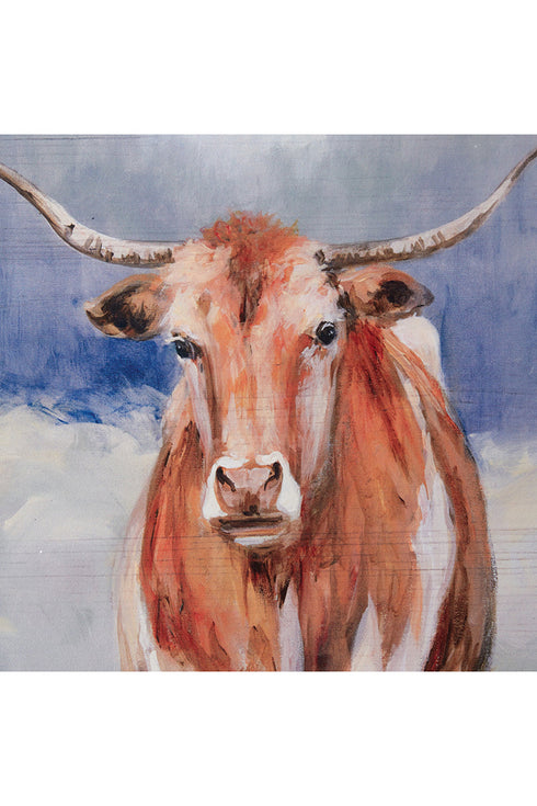 24 x 17.75 Texas Longhorn Wall Art