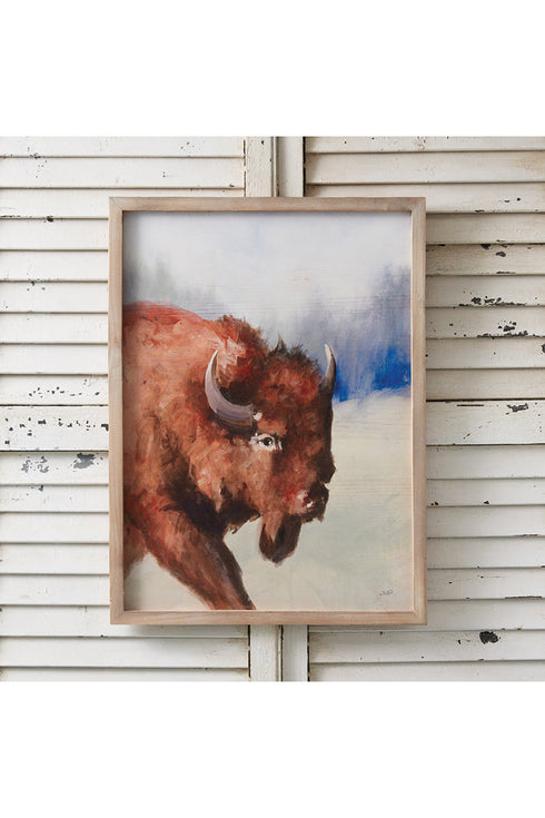 24 x 17.75 American Bison Wall Art