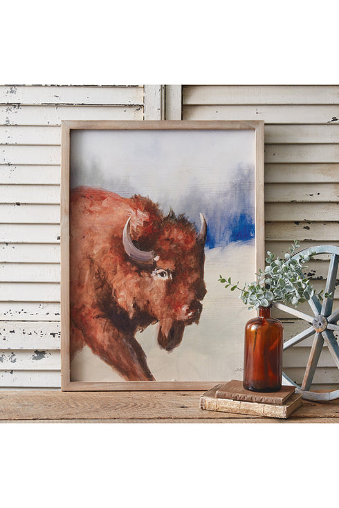 24 x 17.75 American Bison Wall Art