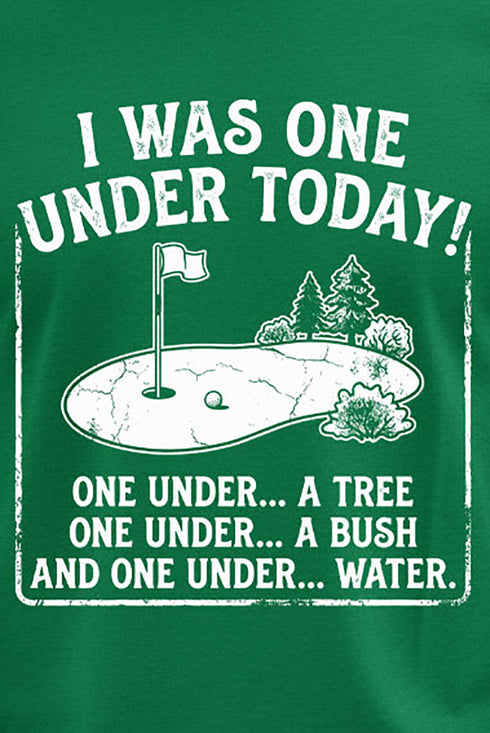 One Under Today Short Sleeve Relaxed Fit T-Shirt