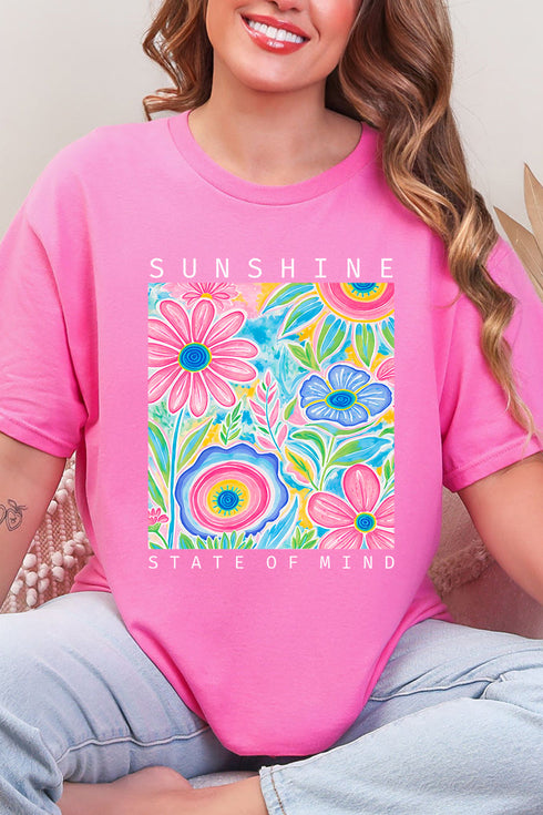 Sunshine State Of Mind Short Sleeve Relaxed Fit T-Shirt