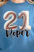 Baseball Seams Customize Short Sleeve Relaxed Fit T-Shirt