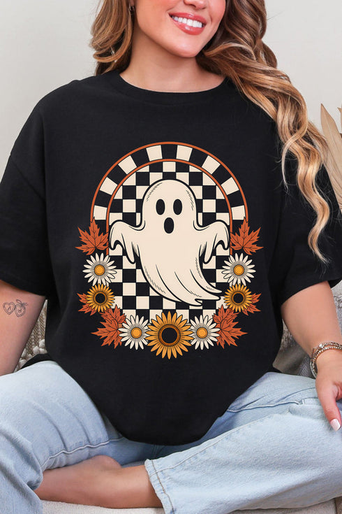 Checkered Haunt Short Sleeve Relaxed Fit T-Shirt