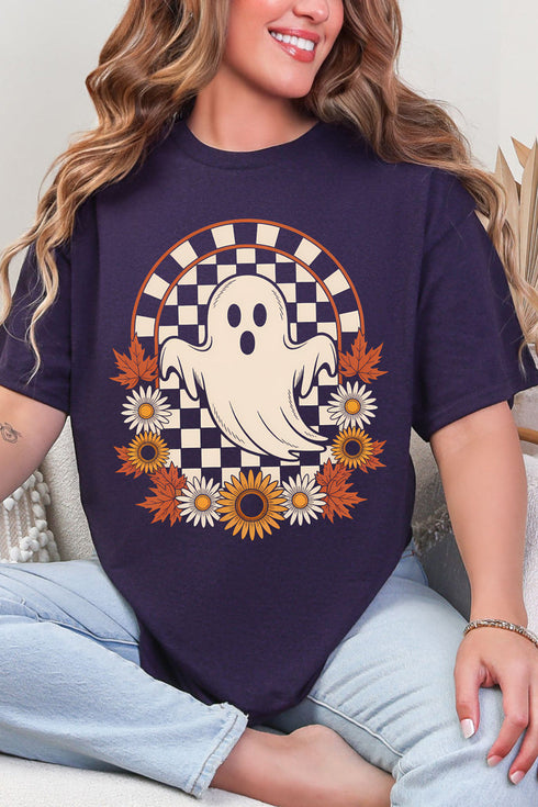 Checkered Haunt Short Sleeve Relaxed Fit T-Shirt