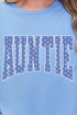 Blue Dot Auntie Short Sleeve Relaxed Fit T-Shirt