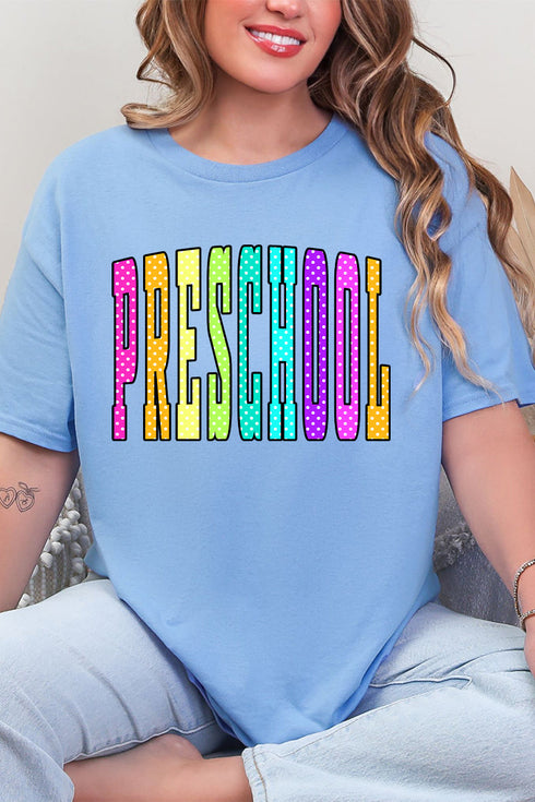 School Color Pop: Daycare To Twelfth Grade Short Sleeve Relaxed Fit T-Shirt