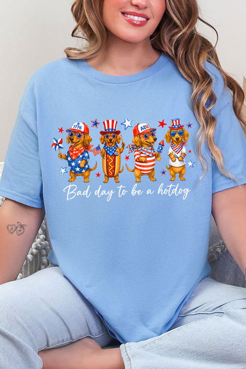 Red, White & Weiner Short Sleeve Relaxed Fit T-Shirt