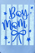 Striped Stars Boy Mom Short Sleeve Relaxed Fit T-Shirt