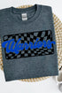 Checkered Warriors Royal Sleeve Relaxed Fit T-Shirt