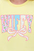 Ribboned Roses Wifey Short Sleeve Relaxed Fit T-Shirt