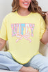 Ribboned Roses Wifey Short Sleeve Relaxed Fit T-Shirt