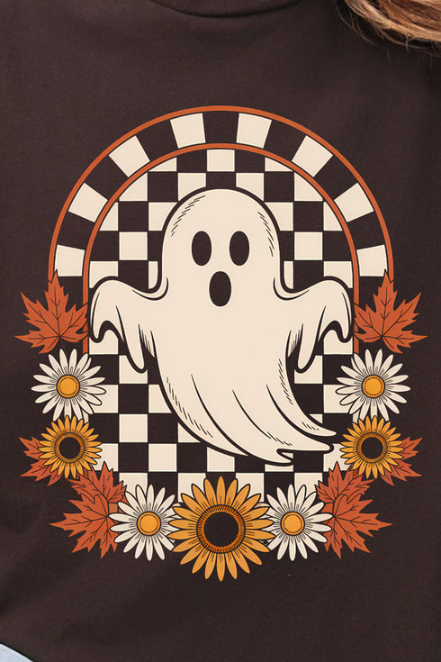 Checkered Haunt Short Sleeve Relaxed Fit T-Shirt