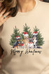 Dog Merry Woofmas Short Sleeve Relaxed Fit T-Shirt