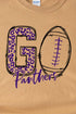 Doodle Go Panthers Purple Short Sleeve Relaxed Fit T-Shirt