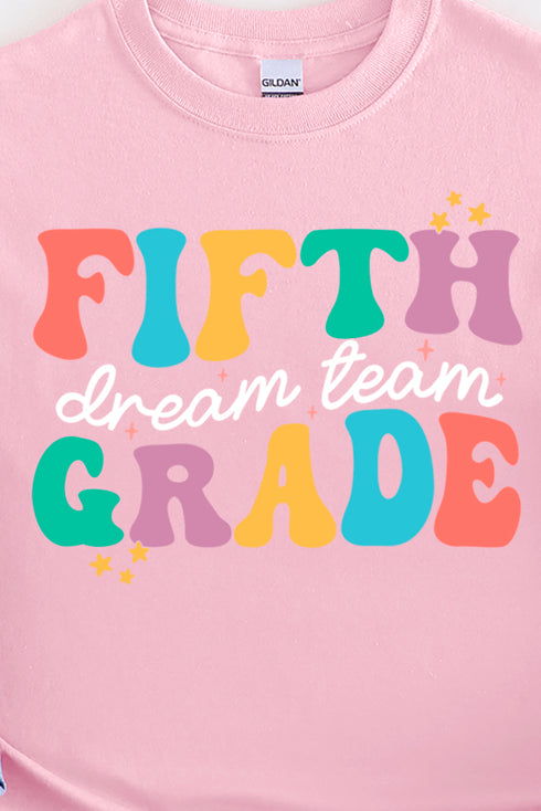 Dream Team Fifth Grade Short Sleeve Relaxed Fit T-Shirt
