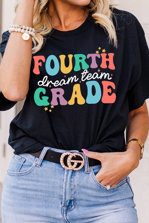 Dream Team Fourth Grade Short Sleeve Relaxed Fit T-Shirt