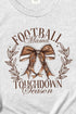 Football Mama Touchdown Season Short Sleeve Relaxed Fit T-Shirt