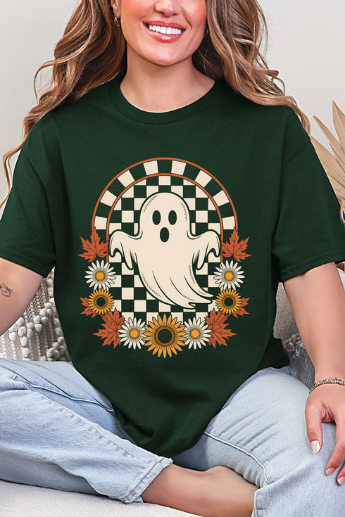 Checkered Haunt Short Sleeve Relaxed Fit T-Shirt