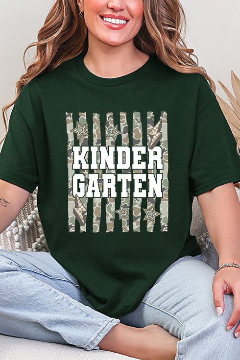 Camo School Era: Pre-K To Fifth Grade Short Sleeve Relaxed Fit T-Shirt *Choose Your Grade