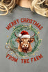 From The Farm Merry Christmas Short Sleeve Relaxed Fit T-Shirt