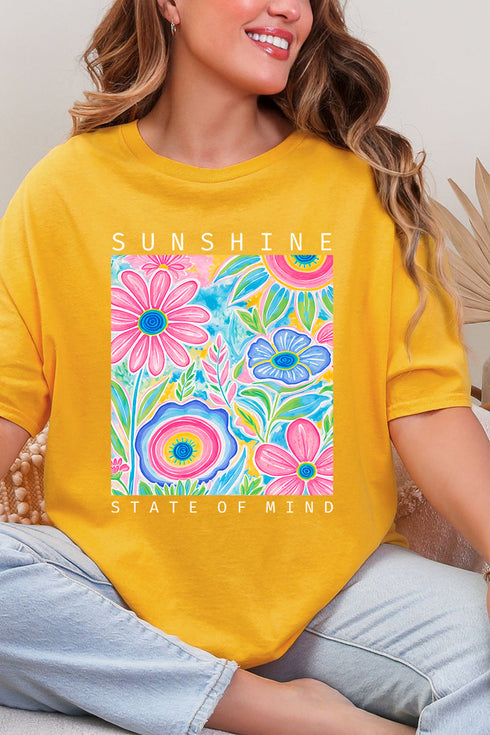 Sunshine State Of Mind Short Sleeve Relaxed Fit T-Shirt