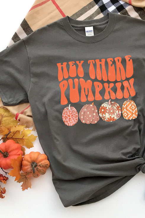 Hey There Pumpkin Short Sleeve Relaxed Fit T-Shirt