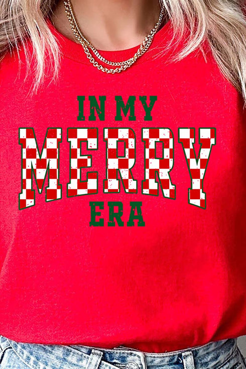 In My Merry Era Short Sleeve Relaxed Fit T-Shirt